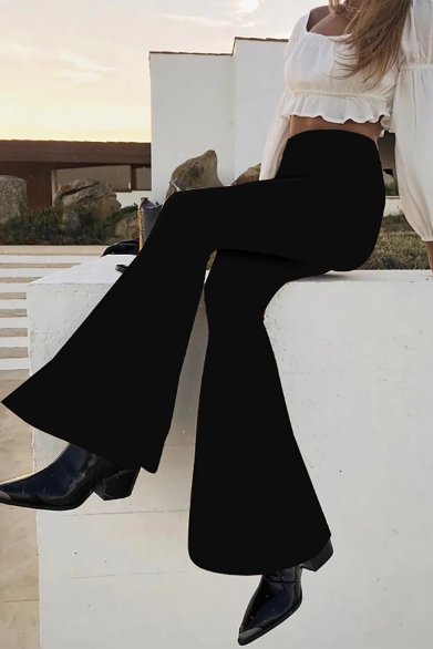 High Waist Leopard Print Flare Leggings Women Fashion Sexy Bodycon Trousers Club Pants