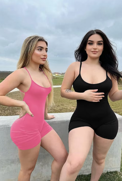 Solid Sleeveless Backless Ruched Sexy Bodycon Skinny Slips One Piece Playsuit