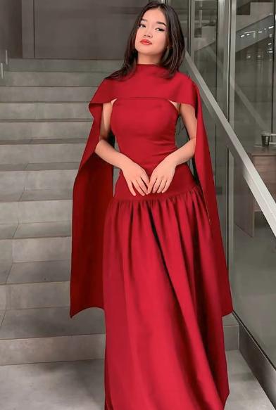 Fashion Solid Button Cloak Strapless Backless Bandage Draped Sexy Maxi Dress Women Clothes Streetwear Party